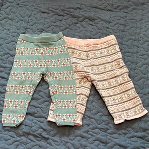 Girls 6-12 Months Cozy Patterned Leggings Bundle - Tea Collection & Janie & Jack